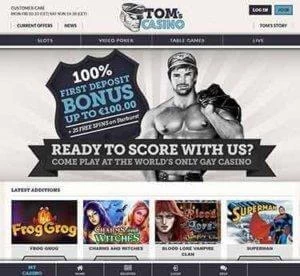 Toms Casino - Hjemmeside