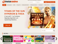 InstaCasino hemsida