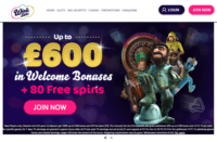 Wink Slots hemsida