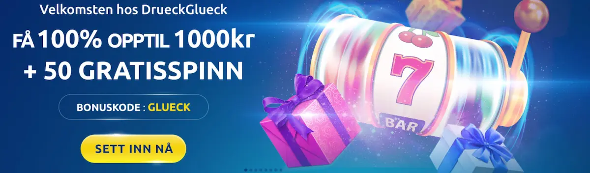 DrueckGlueck velkomstbonus
