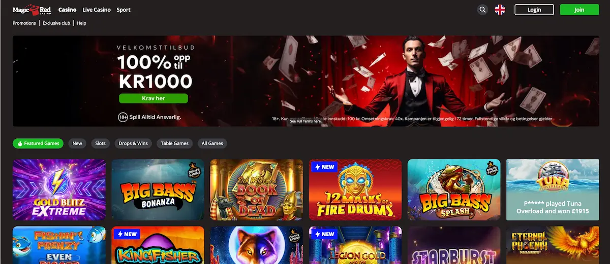 magic red casino 