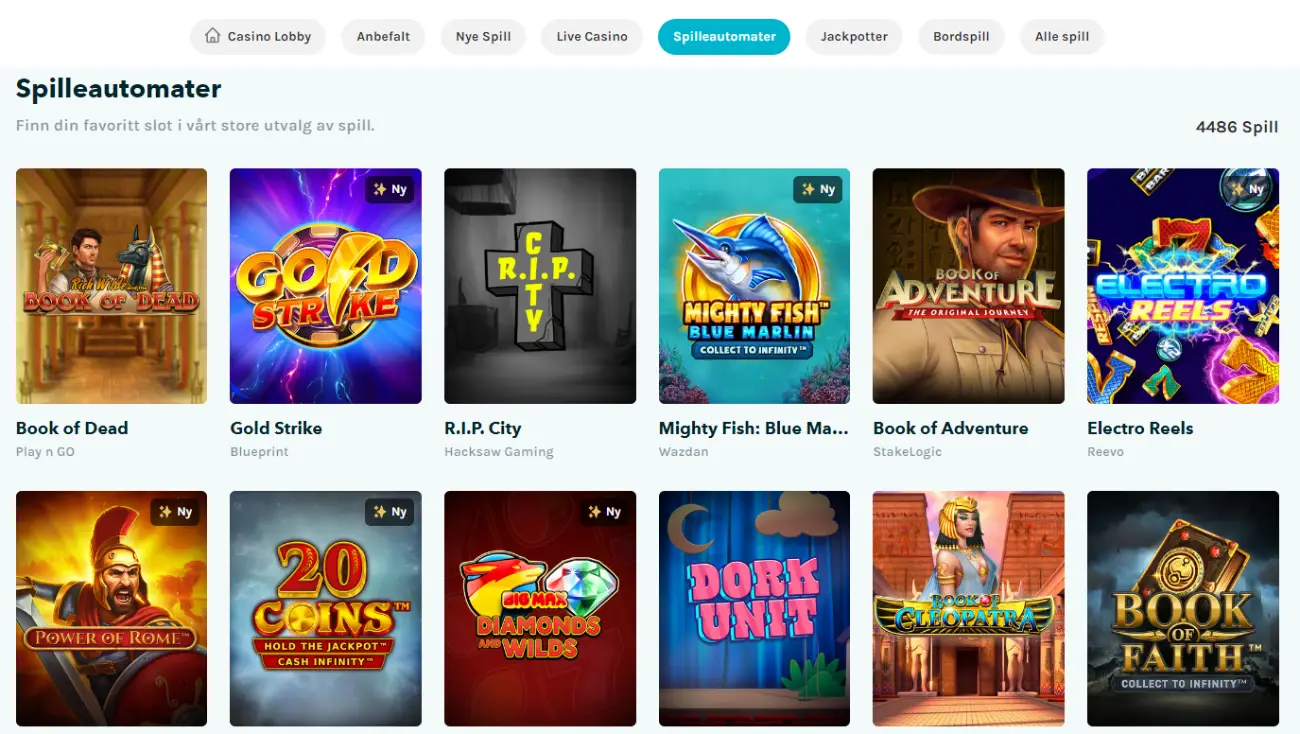 luckydays casino norge spill