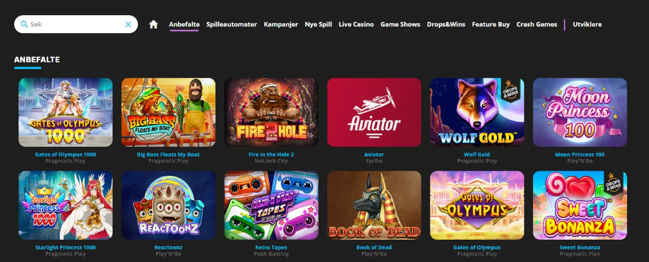 heycasino norge spill