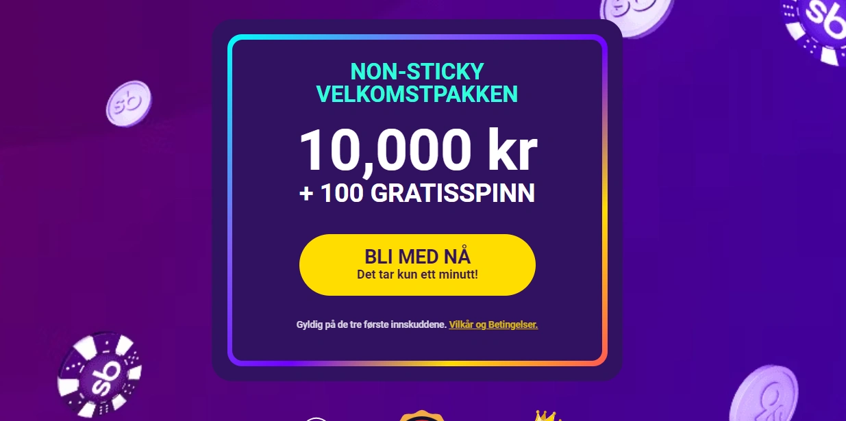 slotbox casino norge bonus