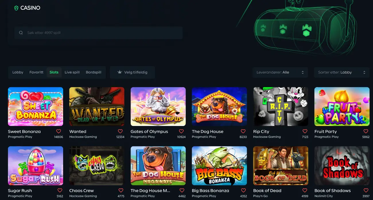 gamdom casino norge spilleautomater