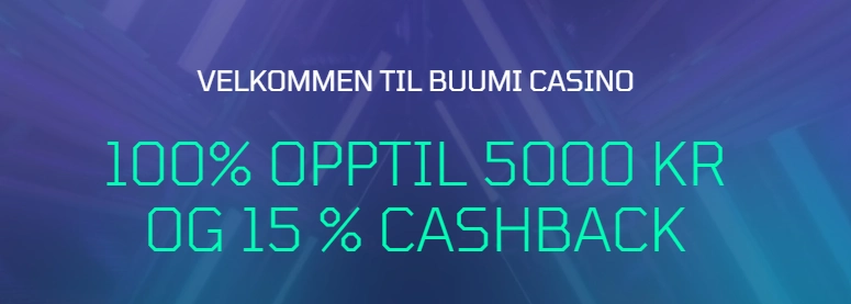 buumi casino norge bonus