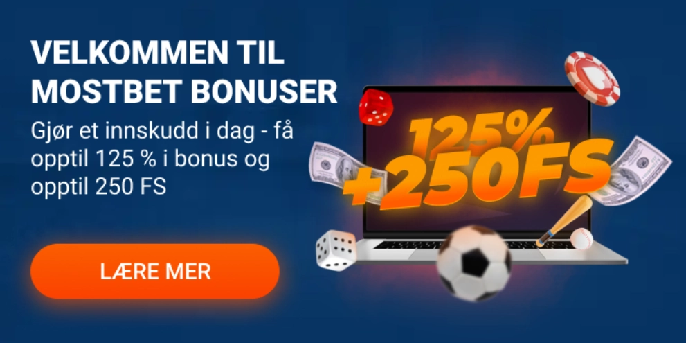 mostbet casino norge bonus