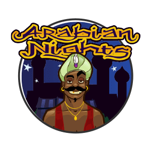 Arabian Nights spilleautomat logo