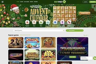 BetPat Casino hjemmeside