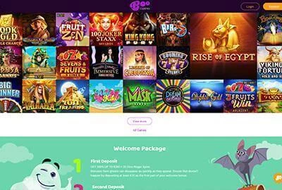 Boo Casino Lobby