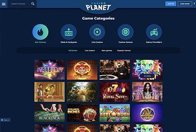 Casino Planet hjemmeside
