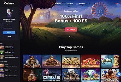 Casinomia hjemmeside