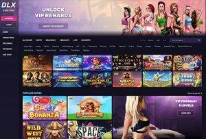 DLX Casino hjemmeside