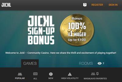 Jickl Casino Sign Up Bonus