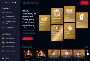 LiveCasino.io Lobby