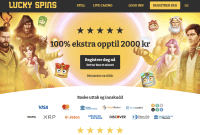 Lucky Spins Casino hemsida