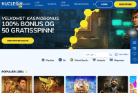 Nucleonbet Casino hemsida