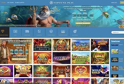Neptune Play Casino hjemmeside
