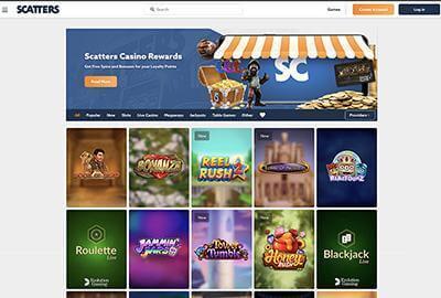 Scatters Casino Games Selection