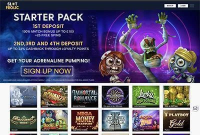 Slotfrolic Casino Starter Pack
