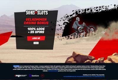 Sons of Slots landingsside