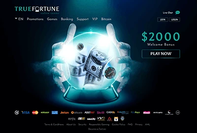 True Fortune homepage