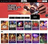 Ultra Casino hemsida