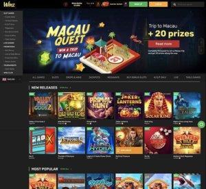 Winz casino hjemmeside