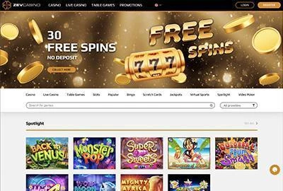 Zev Casino hjemmeside