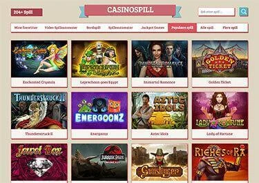 Spill hos Anna Casino