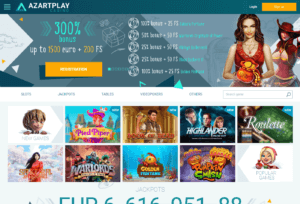 Hjemskjermbilde Azartplay Casino