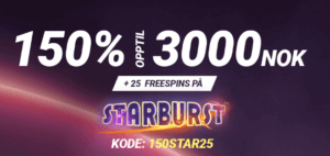 Starburst offer Bet 90 Casino
