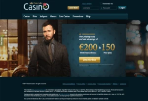 Hjemskjermbilde Calvin Casino