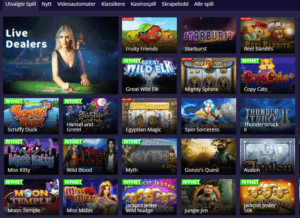 Hjemskjermbilde Cashiopeia Casino