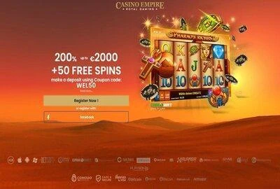 Casino Empire Welcome offer