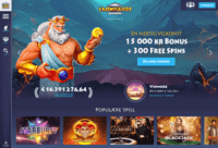 Casino Gods hemsida