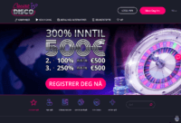 Casino Disco hemsida