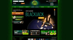 Celtic Casino Live casino skjermdump