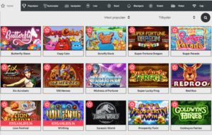 Skjermbilde av Dream Jackpot-spill
