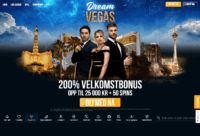 Dream Vegas hemsida
