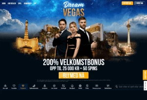 Hjemskjermbilde Dream Vegas