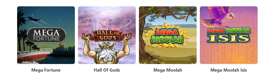 Skjermbilde spillutvalg Dreamz Casino