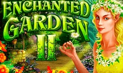 Enchanted Garden logo og nisse