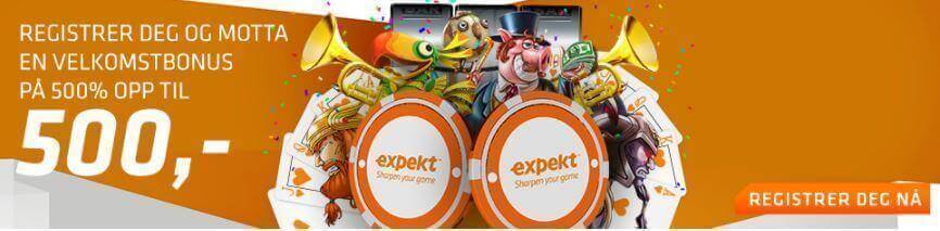 Velkomstbonus Expekt