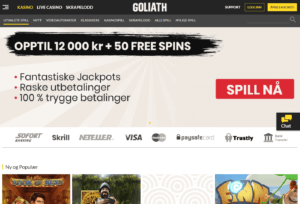 Goliath Casino Welcome Offer