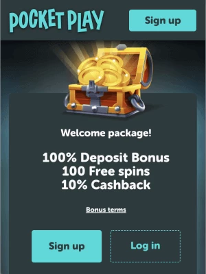 Pocket Play Casino Welcome offer