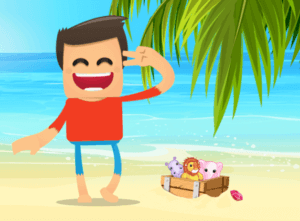 Island Jackpots-figurer