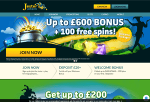 Jester Jackpots Casino Velkomst