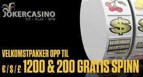 Joker Casino Welcome offer 2017