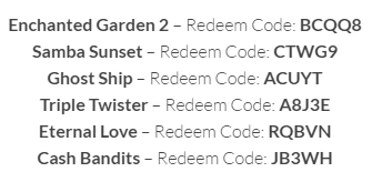 Kudos Casino Casino codes 2018